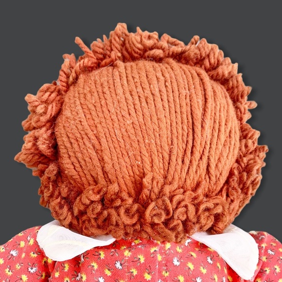 💜 Vintage Handmade Raggedy Ann Doll Homemade Kids Toy Collectors Item 22” Tall - Picture 10 of 15